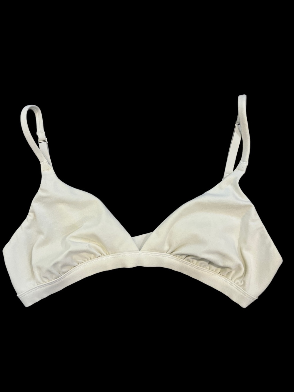 NWOT SKIMS Cream/ Ivory Triangle Bralette